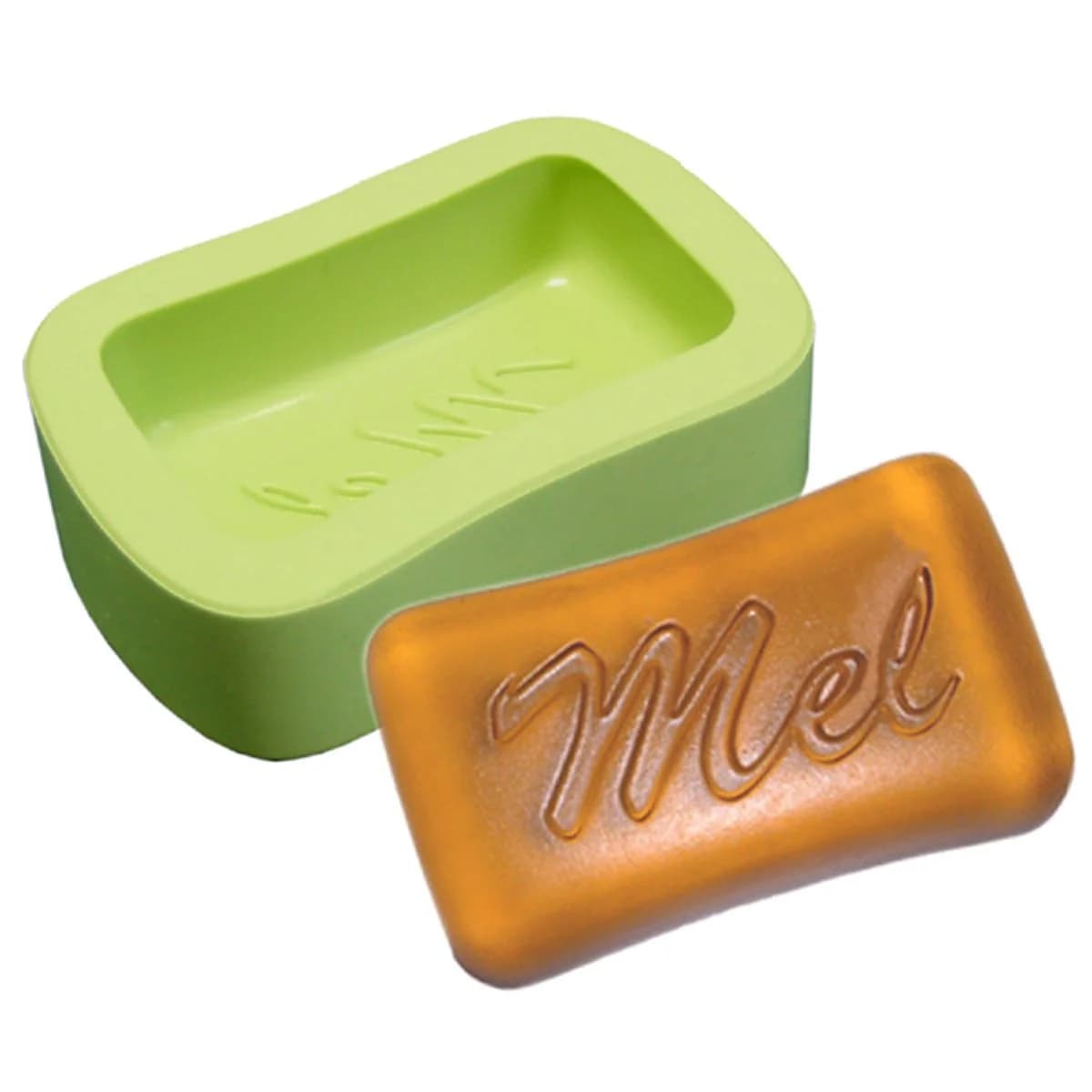 Molde de Silicone para Velas e Sabonetes Mel Acinturado